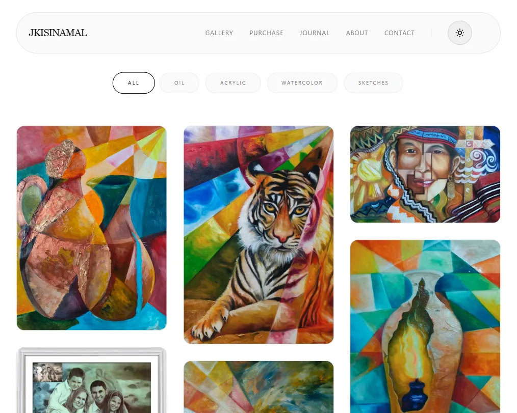 JKISINAMAL: Fine Art Gallery & Portfolio