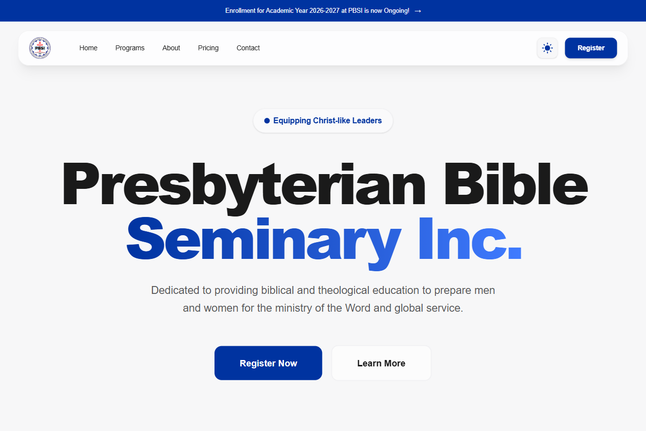 PBSI: Digital Transformation Platform